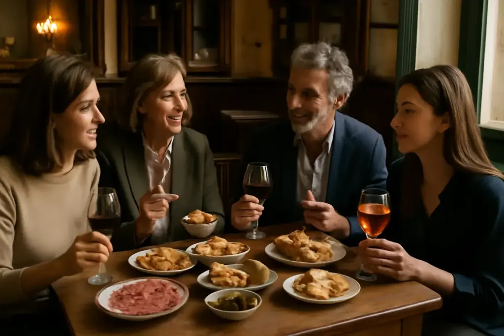 Cosa distingue una vera merenda sinoira? Il rituale sociale che puoi rivivere nei locali storici