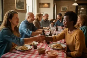L’inizio delle cene sociali in trattoria: la tradizione che favorisce nuovi incontri e amicizie durature