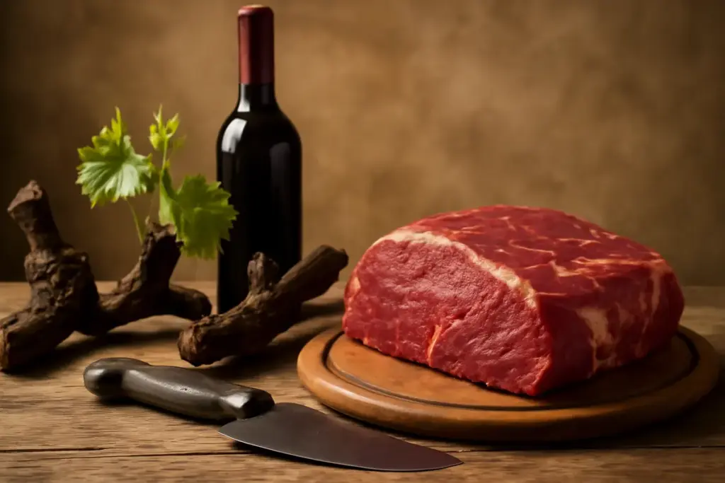 La tradizione del brasato al Barolo: ceppi di vitigno e taglio di carne per non sbagliare
